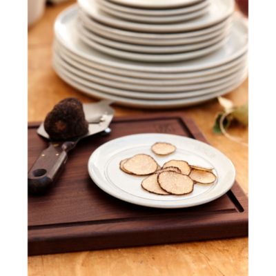 6" Appetizer Plate, White Truffle, Set of 4