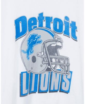 Unisex NFL Detroit Lions Throwback Helmet Flea Market Tee