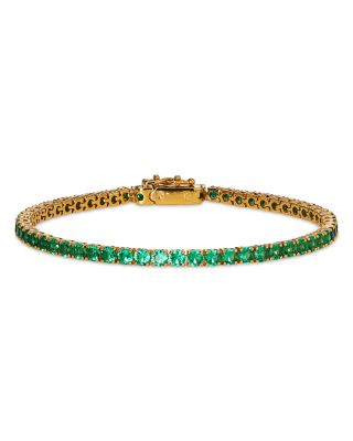 Nadri Green Cubic Zirconia Ombre Tennis Bracelet