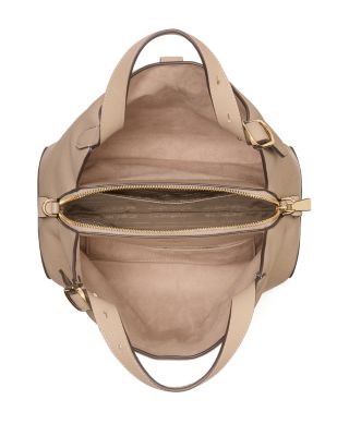 Deco Pebbled Leather Small Crossbody Tote