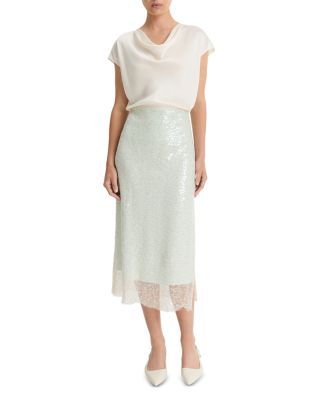 Cowl Neck Silk Blouse