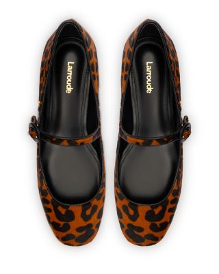 Women's Blair Animal Print Calf Hair Ballet Flats