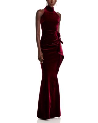 Chiara Boni La Petite Robe - Gudrum Long Velvet Gown