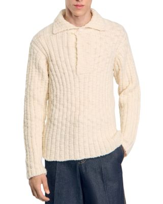 Sandro - Wool Wide Collar Sweater