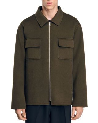 Sandro Dual Pocket Overshirt Jacket