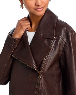 Thandie Leather Dickey Jacket