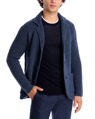 Maurizio Baldassari - Brenta Wool Barley Stitch Sweater Jacket