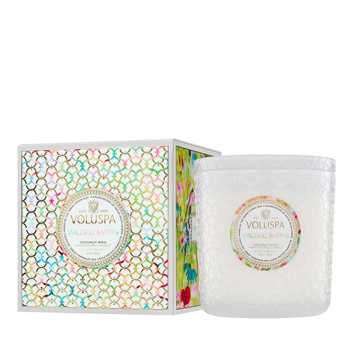 Suede Blanc Boxed Luxe Candle 30oz main image 0