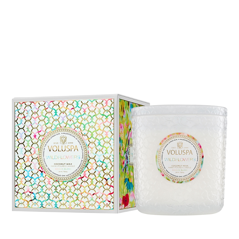 Voluspa Wildflowers Boxed Luxe Candle 30 Oz.
