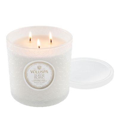 Suede Blanc Candle Collection