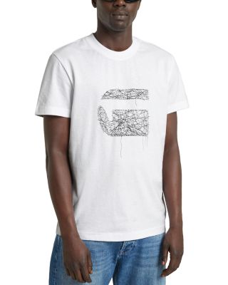 G-star Raw Stitch Burger Cotton Logo Graphic Tee