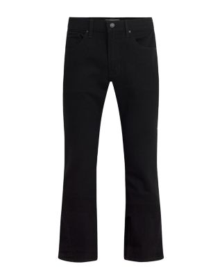 Walker Kick Flare Bootcut Jeans in Raven Black