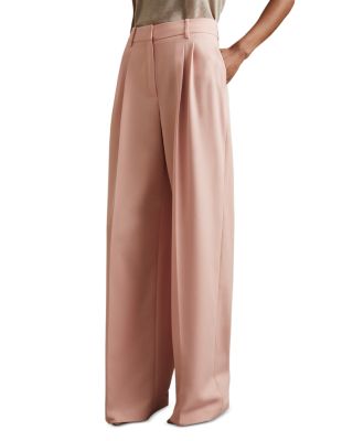 REISS - Billie Pleated Wide Leg Pants