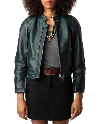 Zadig & Voltaire - Loupa Leather Moto Jacket