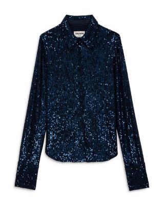 Tawny Sequined Shirt