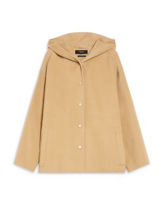 Weekend Max Mara Gennaio Hooded Wool Coat | Bloomingdale's