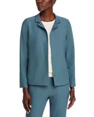 Eileen Fisher Stand Collar Jacket Smart Closet