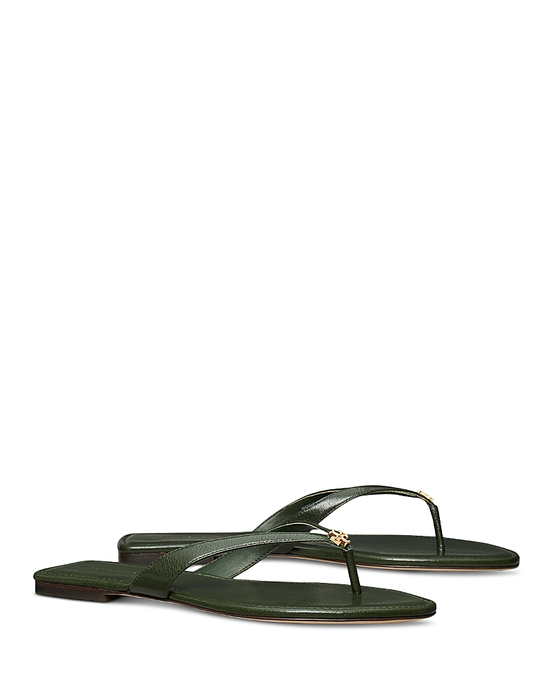 TORY BURCH WOMEN'S CAPRI LEATHER FLIP FLOP SANDALS