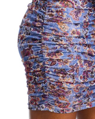 knee length dresses for ladies Embellished Bodycon Mini Dress in Aqua Blue - 6 / Regular