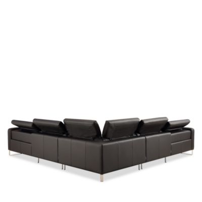 Giada 5-Piece Power Reclining Leather Sectional