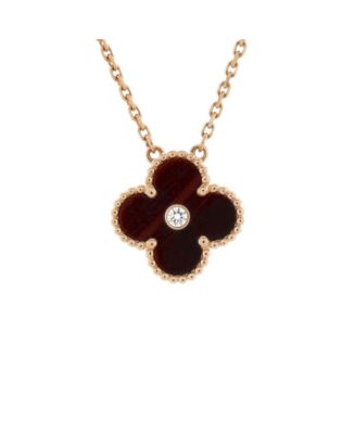 Pre-Owned Van Cleef & Arpels Vintage Alhambra Pendant Necklace Limited ...