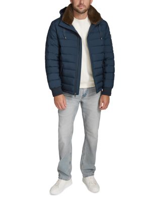Loxton Faux Fur Collar Quilted Down Jacket
