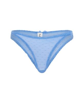 Peachaus Women's Ume Recycled-Lace Mid-Rise Underwear