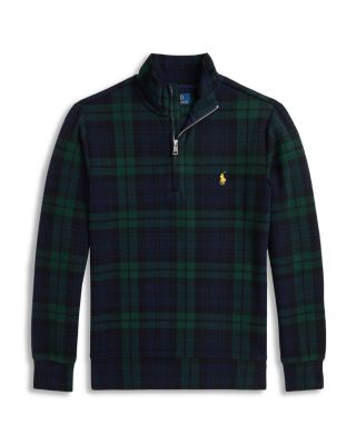 Ralph Lauren - Boys' Plaid Jacquard Flannel Pullover - Little Kid, Big Kid