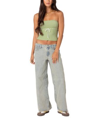 Elsie Knitted Tie Tube Top