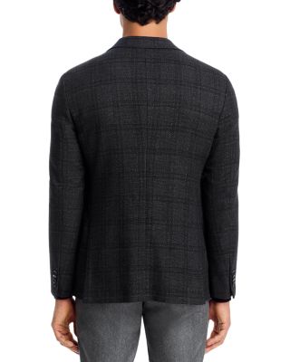 Tonal Plaid Slim Fit Sport Coat