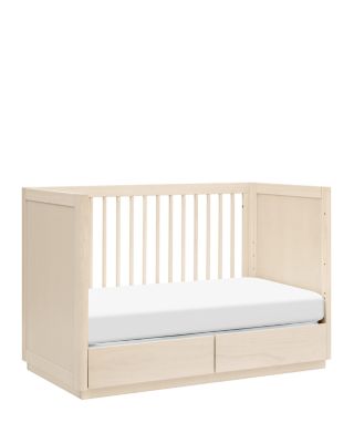 Bento 3 in 1 Convertible Storage Crib With Toddler Bed Conversion Kit