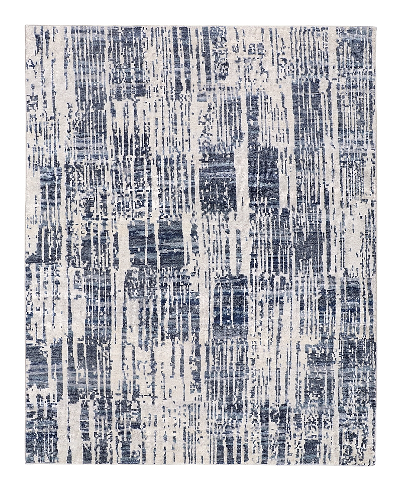 Thom Filicia Roxford T6034 Area Rug, 5'6 X 8'6 In Ivory/blue
