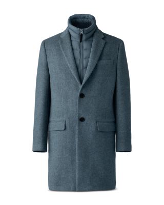 3-in-1 Wool Coat with Removable Down Liner