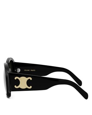 Maxi Triomphe Round Sunglasses, 54mm