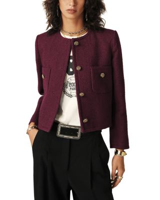 ba & sh Meredith Cropped Boxy Jacket