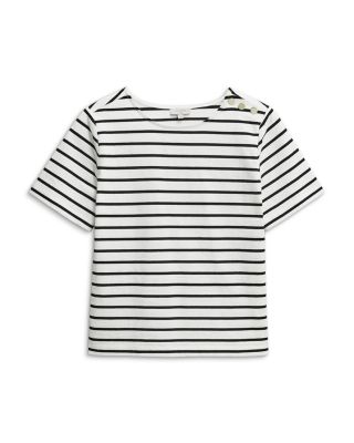 Bethan Striped Crewneck Top