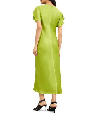 Limited Tremeer Flutter Sleeve Dress