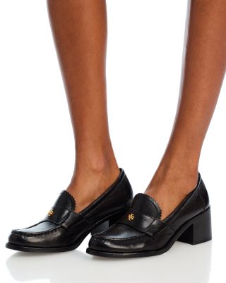 Women's Classic High Heel Loafer Pumps