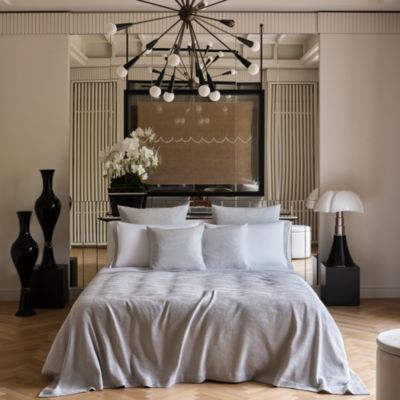 Luxury Cloud Cotton &amp; Silk Textured Euro Sham - Exclusive