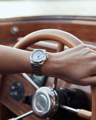 Conquest Sunray Blue Watch, 34mm