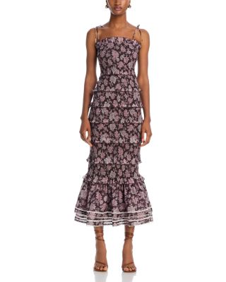 Smocked Geranium Dress 