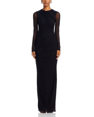 Makira Clip Dot Maxi Dress