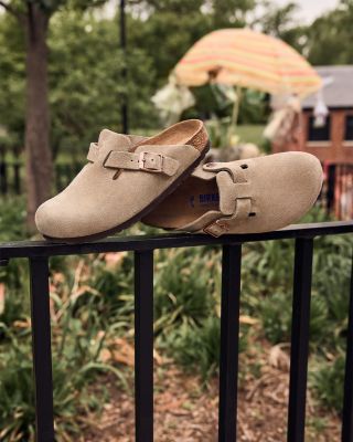 Unisex Boston Kid Suede Leather Clogs - Toddler, Little Kid