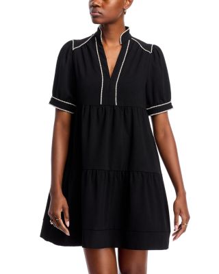 Stellah - Diamante Band Collar Mini Dress