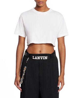 Lanvin X Future Cropped Printed T-Shirt