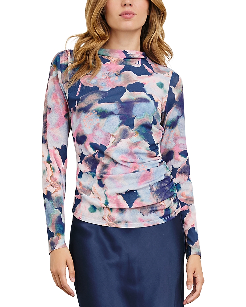 Rails Joelle Printed Top In Midnight Verbena