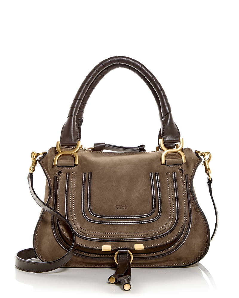 Chloe Marcie Small Suede Satchel