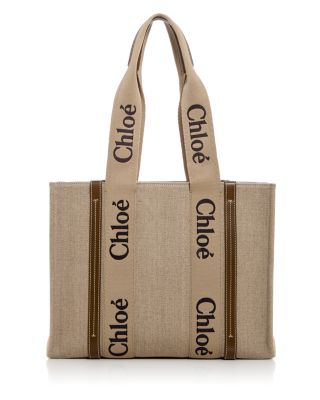 Chloé - Woody Medium Canvas Tote