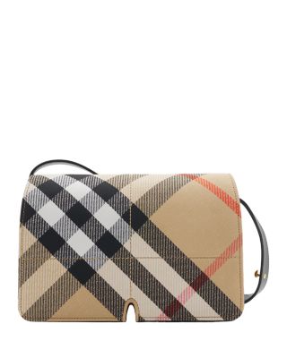Burberry - Snip Check Jacquard Shoulder Bag