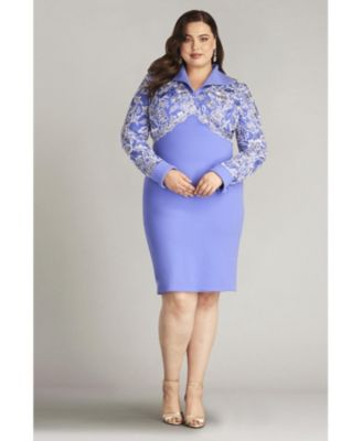 Plus Hutton Collar Dress